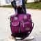UrbanEase Nylon Crossbody Bag with Multi Pockets Large Capacity Travel Tote