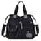 UrbanEase Nylon Crossbody Bag with Multi Pockets Large Capacity Travel Tote