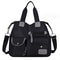 UrbanEase Nylon Crossbody Bag with Multi Pockets Large Capacity Travel Tote