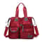 UrbanEase Nylon Crossbody Bag with Multi Pockets Large Capacity Travel Tote