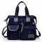 UrbanEase Nylon Crossbody Bag with Multi Pockets Large Capacity Travel Tote