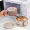 FreshCarry Stainless Steel Lunch Box MicrowaveSafe Bento Container For Work School Travel 0