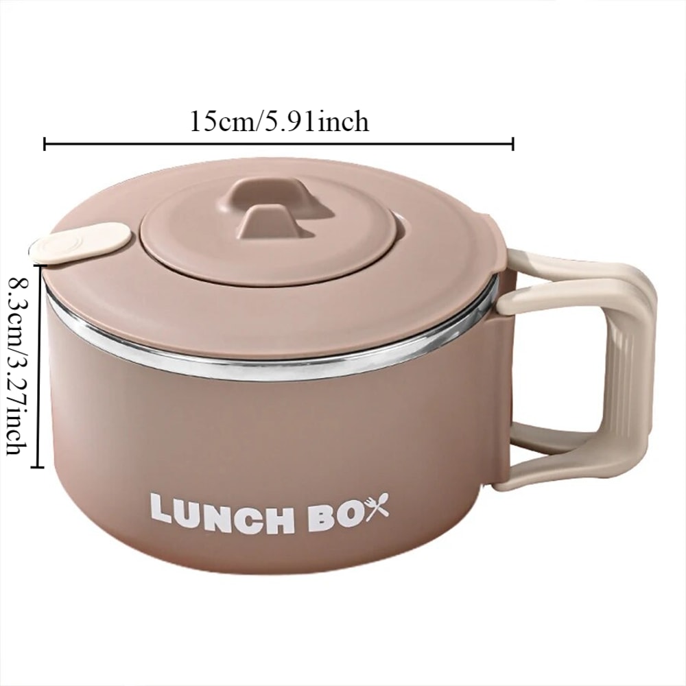 FreshCarry Stainless Steel Lunch Box MicrowaveSafe Bento Container For Work School Travel 3