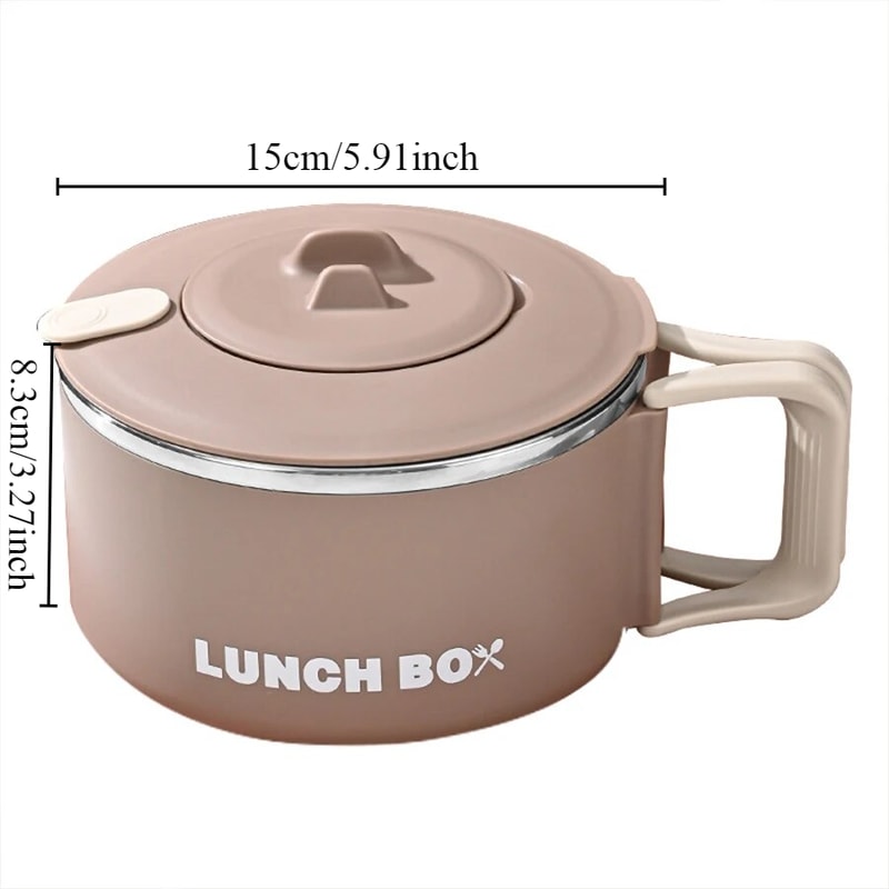 FreshCarry Stainless Steel Lunch Box MicrowaveSafe Bento Container For Work School Travel 3