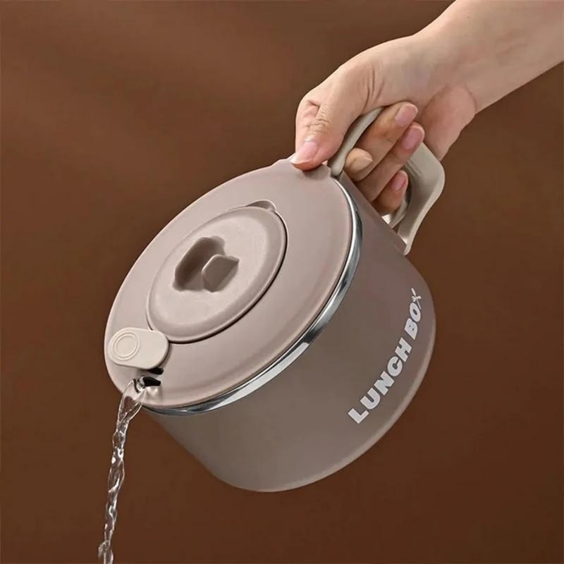 FreshCarry Stainless Steel Lunch Box MicrowaveSafe Bento Container For Work School Travel 4