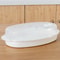 Microwave Fish Steamer Plate with Lid for Healthy Fast Cooking