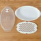 Microwave Fish Steamer Plate with Lid for Healthy Fast Cooking
