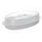 Microwave Fish Steamer Plate with Lid for Healthy Fast Cooking