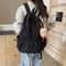 Korean Style Womens Backpack Large Capacity Pleated School & Travel Bag