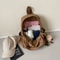 Korean Style Womens Backpack Large Capacity Pleated School & Travel Bag