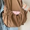Korean Style Womens Backpack Large Capacity Pleated School & Travel Bag
