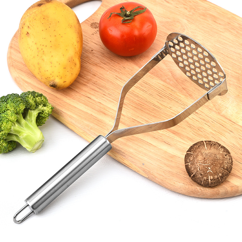 Stainless Steel Potato Masher Ricer For Smooth Mashed Potatoes And Vegetable Purees 1