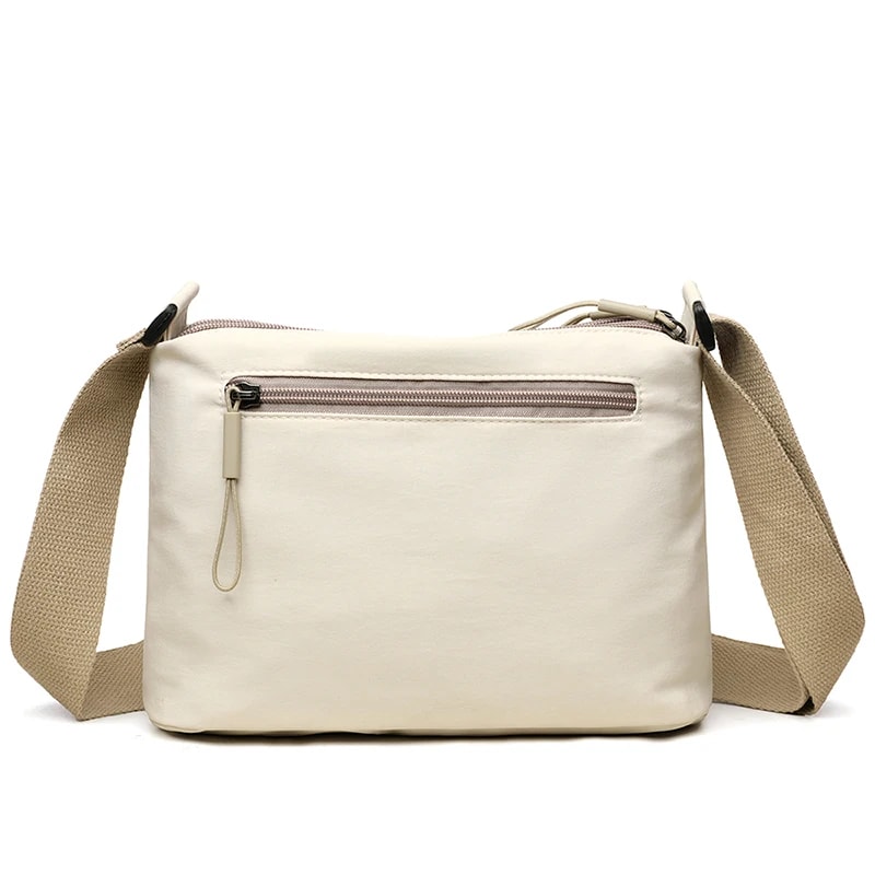 UrbanEase Canvas Crossbody Bag for Women with Multi Pockets and Large Capacity