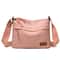 UrbanEase Canvas Crossbody Bag for Women with Multi Pockets and Large Capacity
