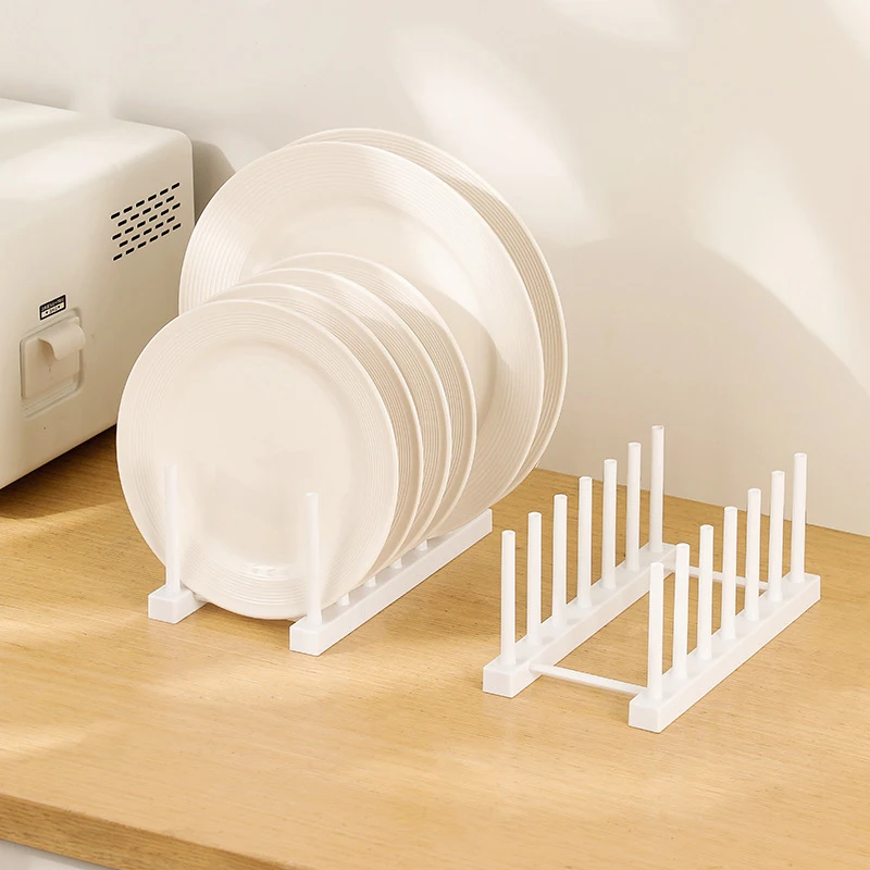 DrainEase Kitchen Organizer Rack for Bowls, Lids & Utensils