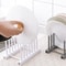 DrainEase Kitchen Organizer Rack for Bowls, Lids & Utensils