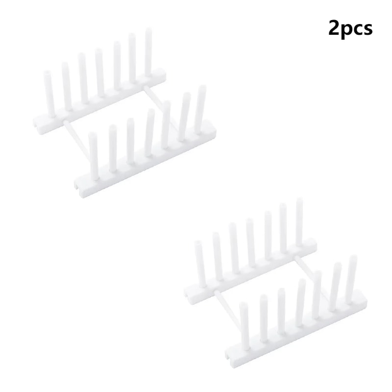 DrainEase Kitchen Organizer Rack for Bowls, Lids & Utensils