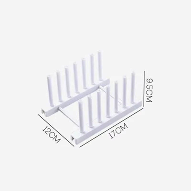 DrainEase Kitchen Organizer Rack for Bowls, Lids & Utensils