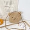 Cozy Bear Plush Kids Crossbody Bag Cute Cartoon Shoulder Purse for Girls
