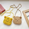Cozy Bear Plush Kids Crossbody Bag Cute Cartoon Shoulder Purse for Girls