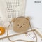 Cozy Bear Plush Kids Crossbody Bag Cute Cartoon Shoulder Purse for Girls
