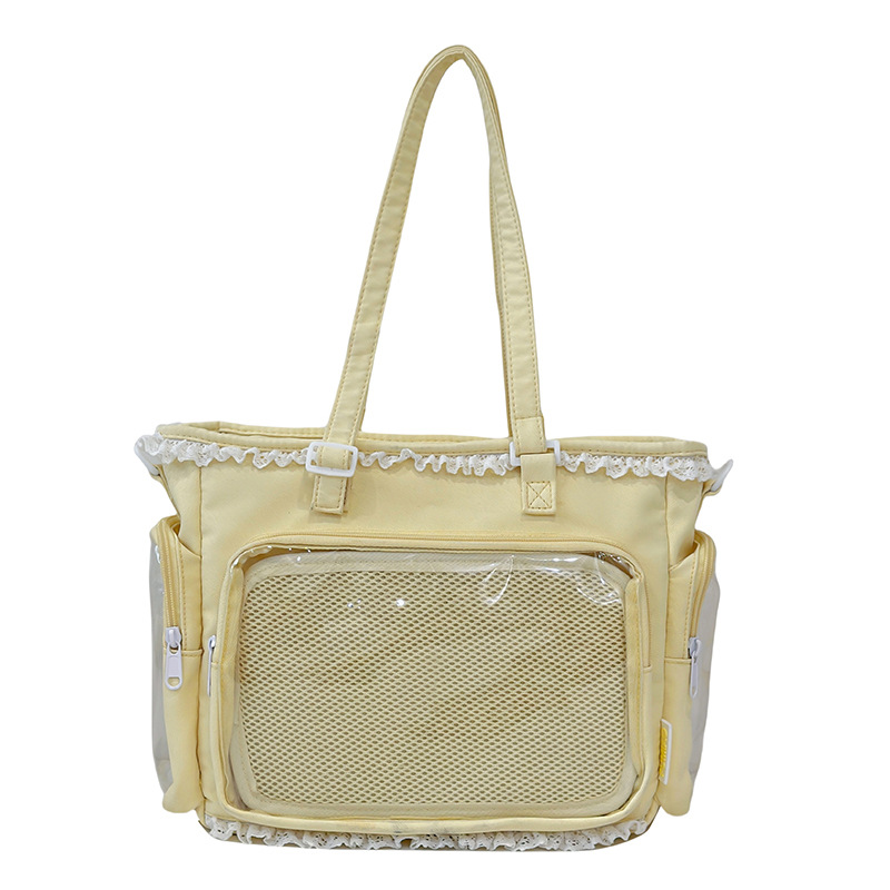 Kawaii Anime Messenger Bag With Bow Charm For JK School Everyday Style 3