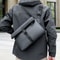 Vintage Voyager Men Leather Crossbody Bag Large Capacity Travel Briefcase Backpack