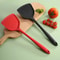 Heat Resistant Silicone Turner Spatula for Nonstick Cooking and Easy Flipping