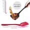 Heat Resistant Silicone Turner Spatula for Nonstick Cooking and Easy Flipping