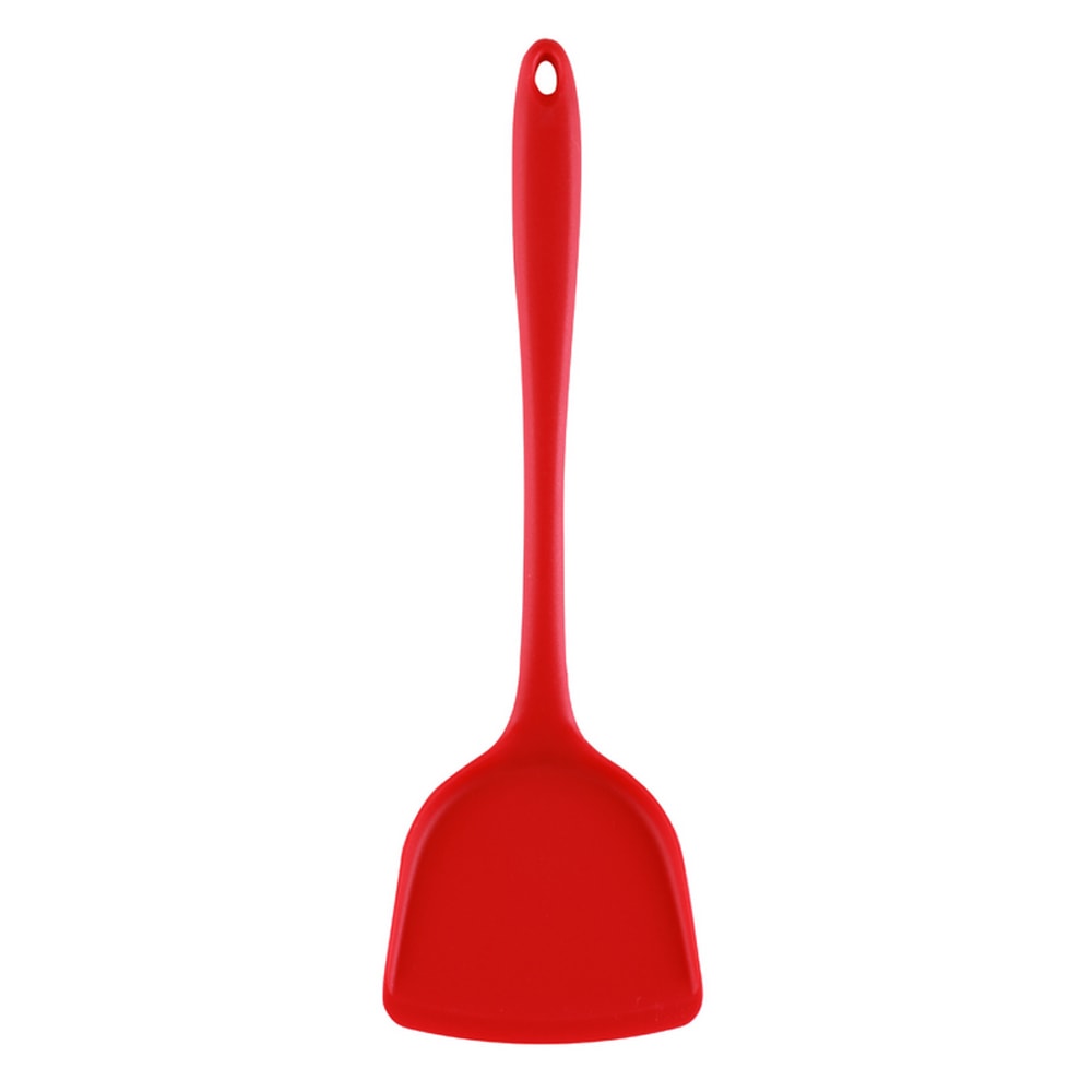 Heat Resistant Silicone Turner Spatula for Nonstick Cooking and Easy Flipping