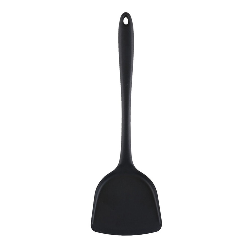 Heat Resistant Silicone Turner Spatula for Nonstick Cooking and Easy Flipping