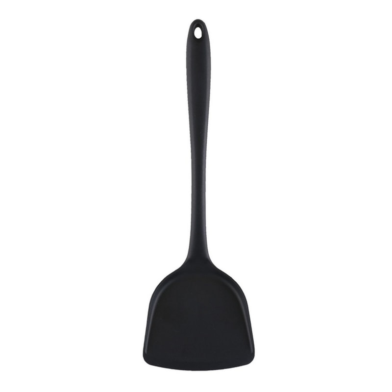Heat Resistant Silicone Turner Spatula for Nonstick Cooking and Easy Flipping