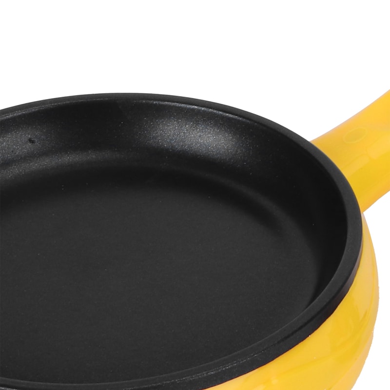 Mini Non Stick Egg & Pancake Frying Pan with Wooden Spatula
