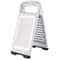 Foldable Stainless Steel Cheese Grater and Ginger Shredder with Detachable Cutting Board