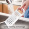 Foldable Stainless Steel Cheese Grater and Ginger Shredder with Detachable Cutting Board
