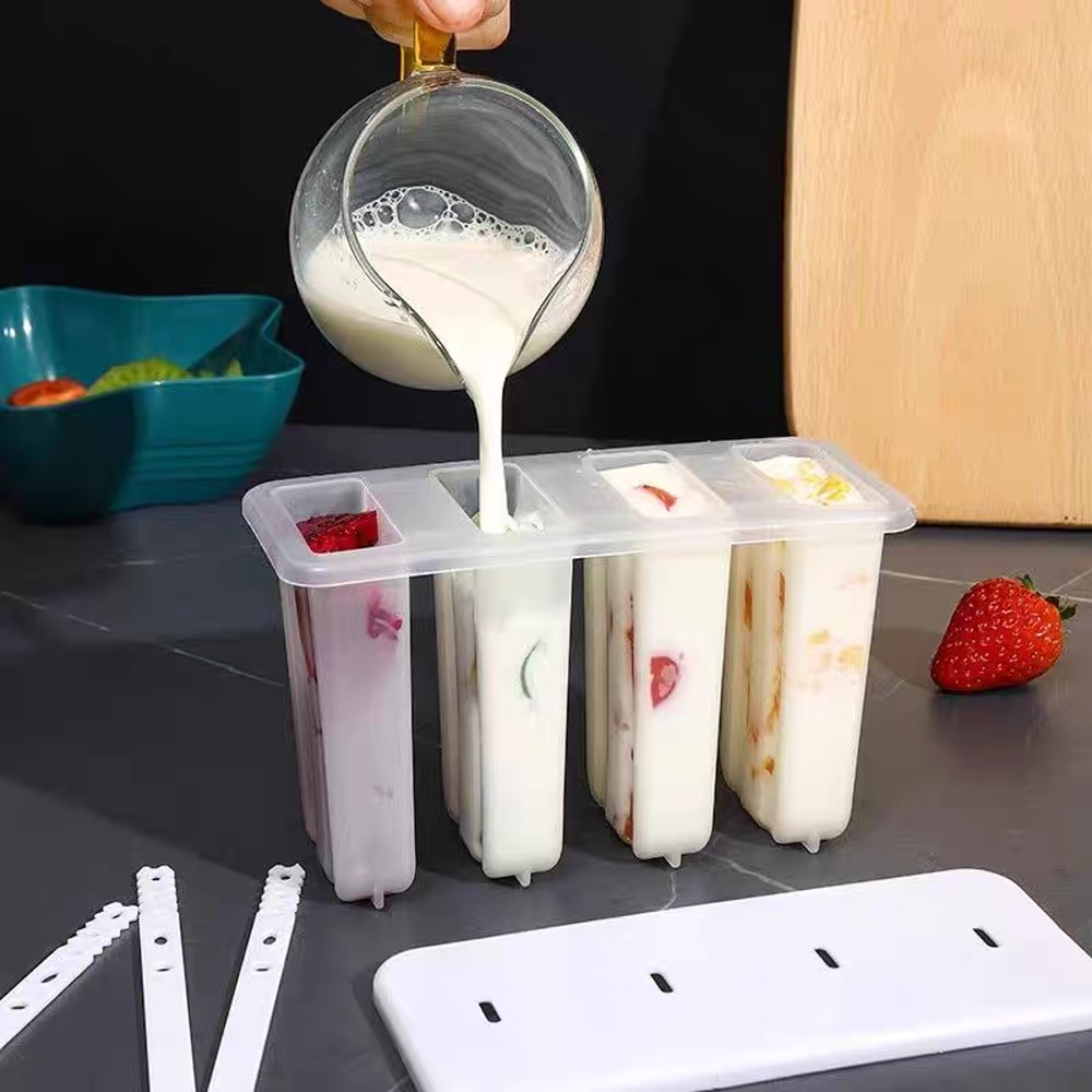 Creative Reusable Popsicle Mold Kit For Kids And Homemade Frozen Treats 0