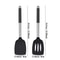 Heat Resistant Silicone Spatula Set for Nonstick Cooking and Baking