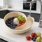 FreshSpin Collapsible Vegetable Washing Basket Salad Spinner For Fruits And Greens 0
