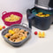 Reusable Silicone Air Fryer Liners For Easy Cleanup Non Stick Baking Basket Tray 2