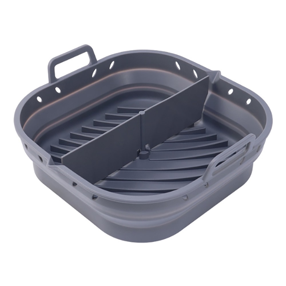 Reusable Silicone Air Fryer Liners For Easy Cleanup Non Stick Baking Basket Tray 6