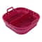 Reusable Silicone Air Fryer Liners For Easy Cleanup Non Stick Baking Basket Tray 7