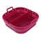 Reusable Silicone Air Fryer Liners For Easy Cleanup Non Stick Baking Basket Tray 7