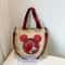 Disney Inspired Canvas Crossbody Tote Bag For Women And Teens With Cartoon Print 3