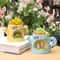 Whimsical Animal Watering Can Planter For Succulents Fairy Garden Decor 1