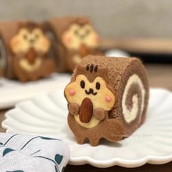 woodland squirrel cookie cutter set for fondant and biscuit baking