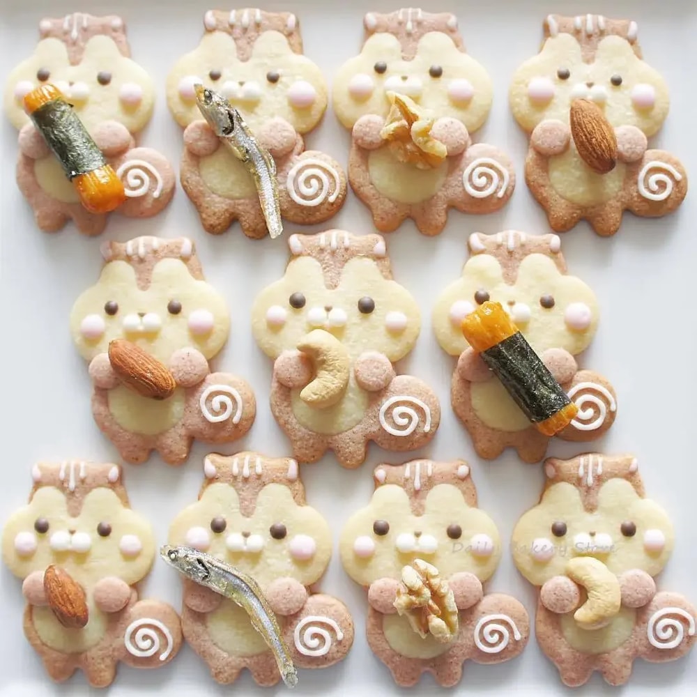 Woodland Squirrel Cookie Cutter Set For Fondant And Biscuit Baking 1