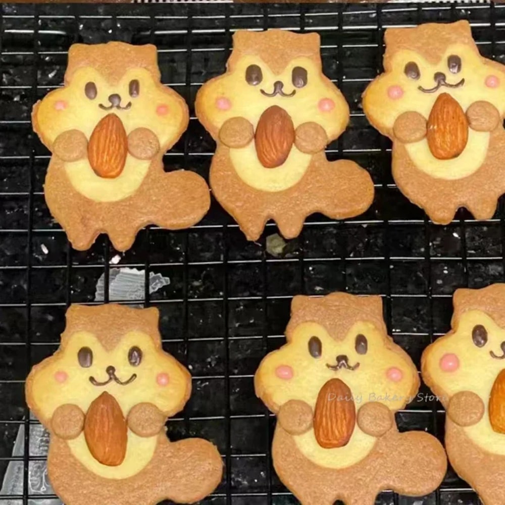 Woodland Squirrel Cookie Cutter Set For Fondant And Biscuit Baking 2