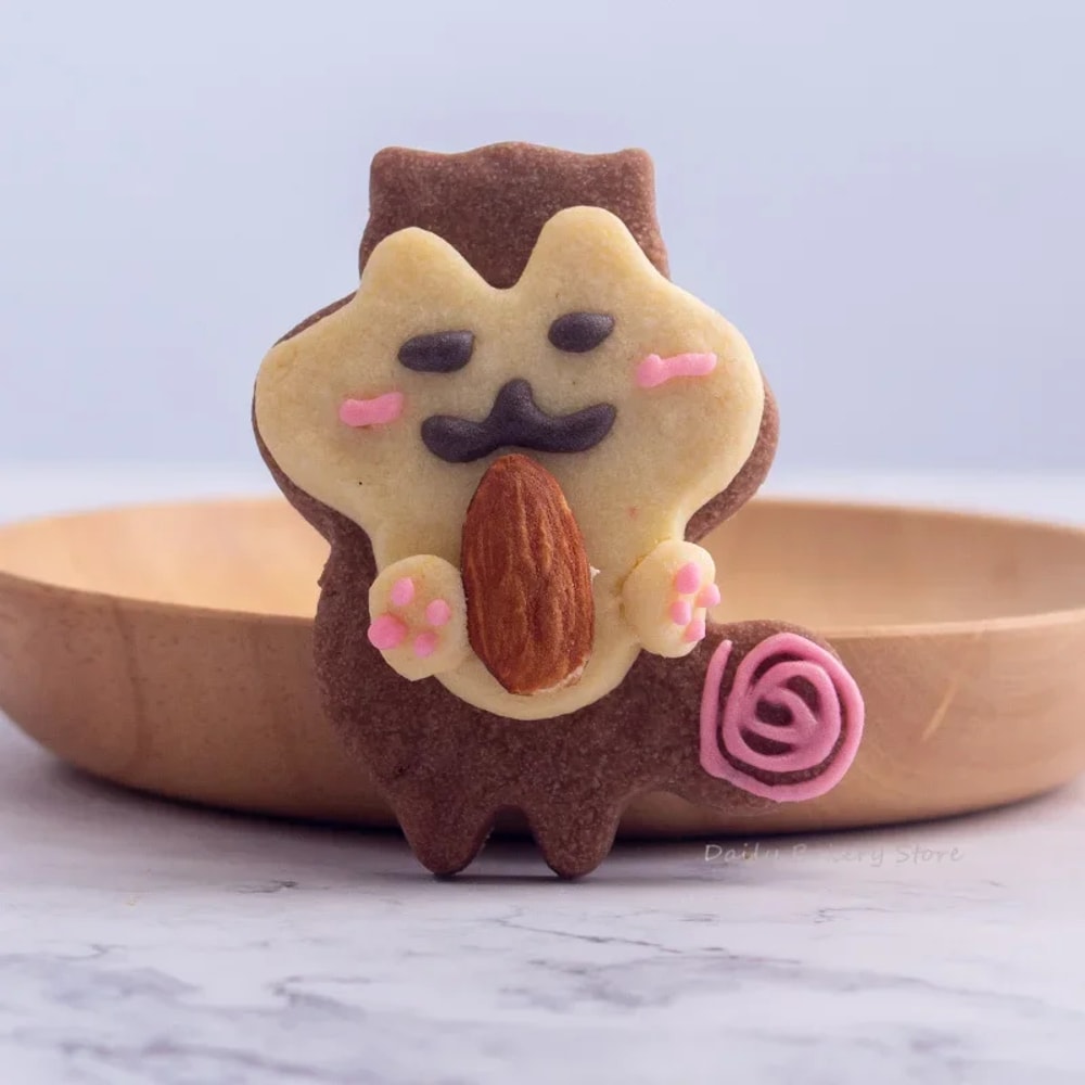 Woodland Squirrel Cookie Cutter Set For Fondant And Biscuit Baking 3