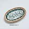 Japanese Rattan Woven Ceramic Snack Plate For Fruit Candy Dessert Serving 9