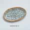 Japanese Rattan Woven Ceramic Snack Plate For Fruit Candy Dessert Serving 10